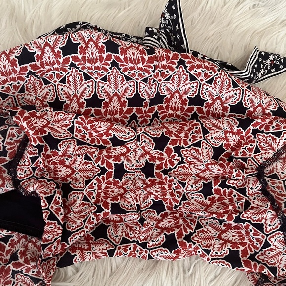 {LOFT} Floral Pull-On Shorts with Tie Waist - Womens 6 - Picture 8 of 10